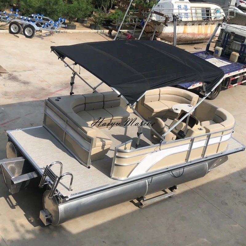Pontoon boat for water party use Chinese supplier