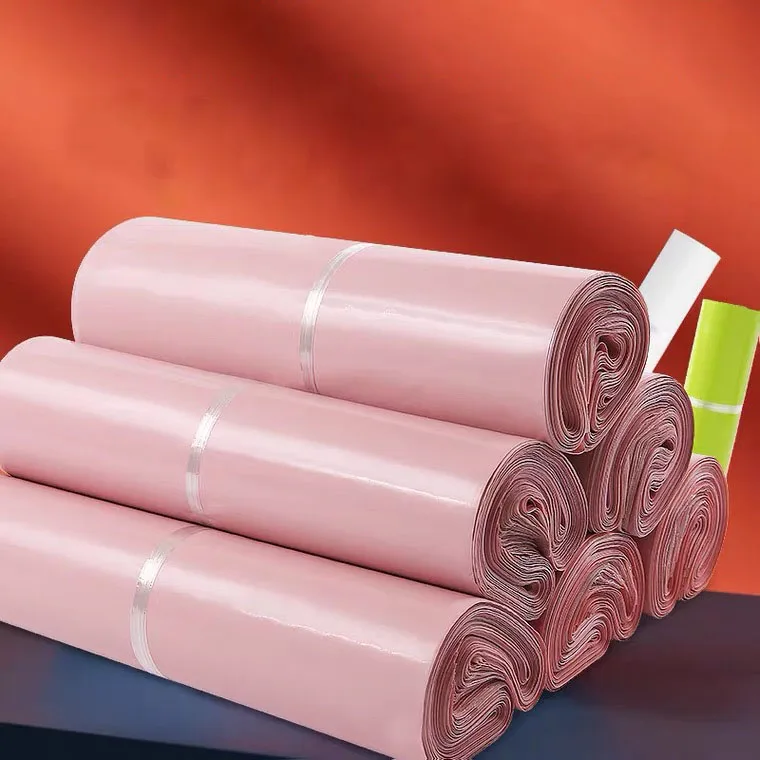 cute pink poly mailer clear plastic cross bags packaging bag customization mailers wholesale