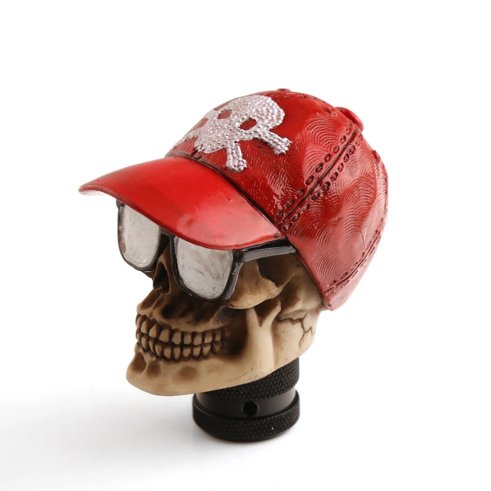 Dtouch Universal Car skull manual gear shift knob Manual Gear Shift Knob  Shifter Handle Lever Stick with 3 Adapters
