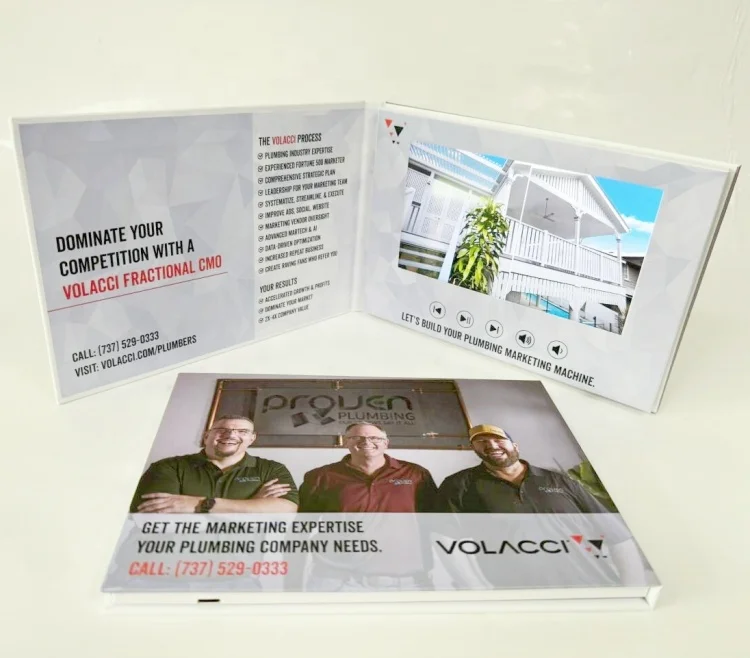 video brochure 7 inch for promotion worked well as new product ideas 2024