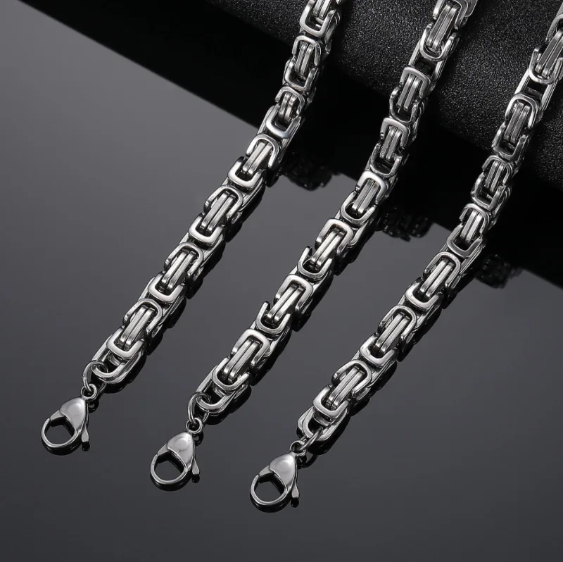 Fashion Jewelry Hiphop 18K Gold Plated Twisted Rope Chain Bracelets Stainless Steel Twist Chain Bracelet for Men Women