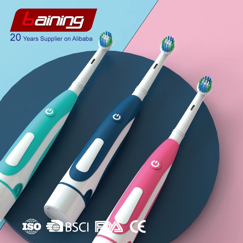 Custom Logo Rotating Bristles Replacement Brush Head electric Toothbrush For Adult With B Oral Brand