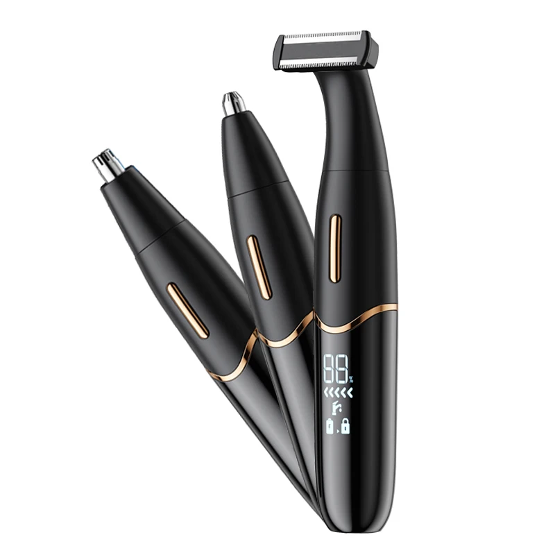 Hair Remover Set Rechargeable Lady Shaver Painless Electric Epilator body face facial skin haire removal for Women 3 in 1