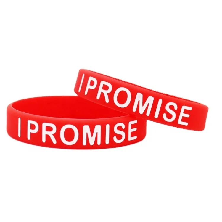 Custom Logo Silicone Wristband Rubber Wrist Bands