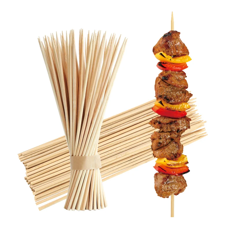 Cheap Price BBQ Skewer Sticks Kebab Skewers Bamboo Skewer For Restaurant