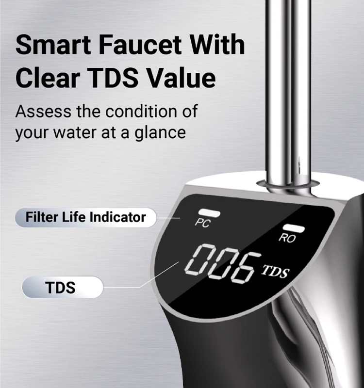 TDS Dual Water Outlets Water Purification Systems Residential Reverse Osmosis 1000 Gpd ro water filter system