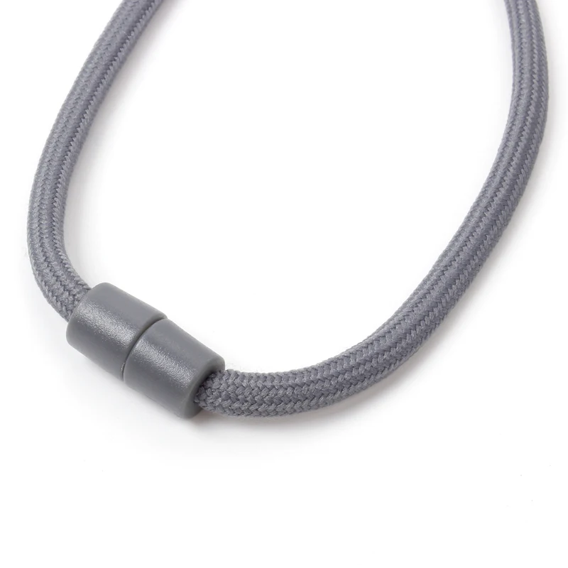 Wholesale Round Rope Lanyards Nylon Durable Leather Round Lanyard With High Quality