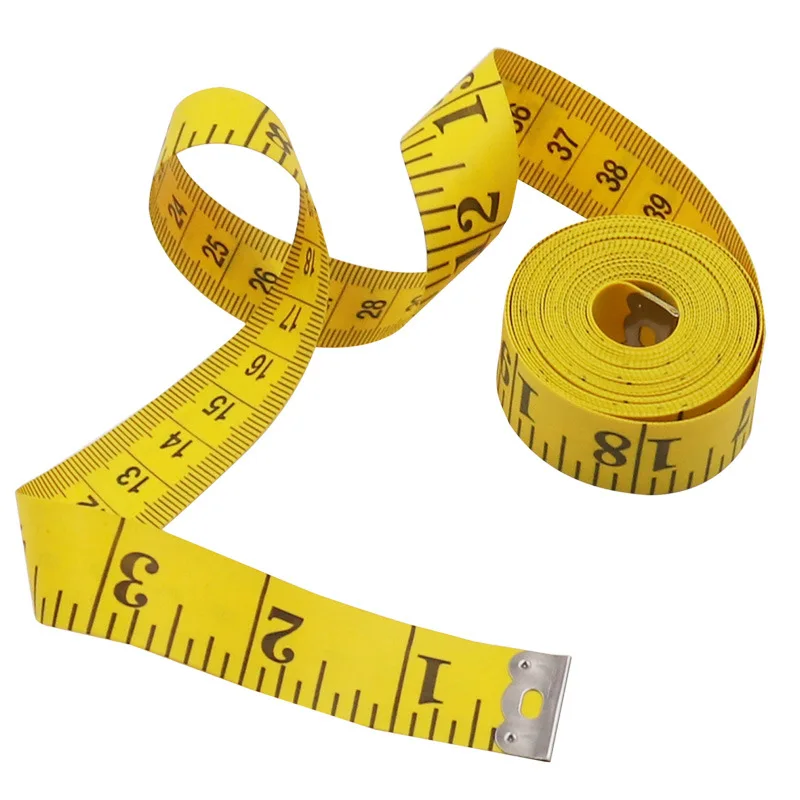300cm 120in Body Measuring Ruler Sewing Tailor Tape Measure Mini Soft Flat Ruler Centimeter Meter Sewing Measuring Tape