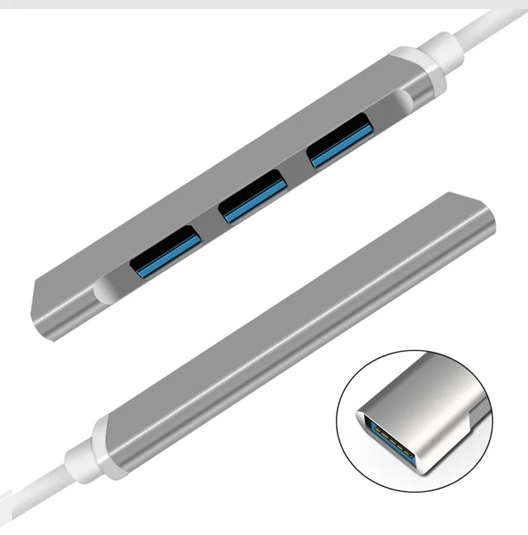 2021 Бесплатная доставка высокоскоростной 4 в 1 с 4 портами Usb Type-C и адаптером Usb C