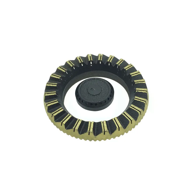 Africa market new model gold table top household 2 burner gas cooker stove accessories