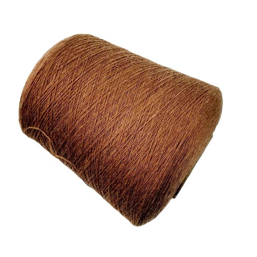 Factory Color dyed knitting weaving Australian merino wool yarn lana wool yarn cone