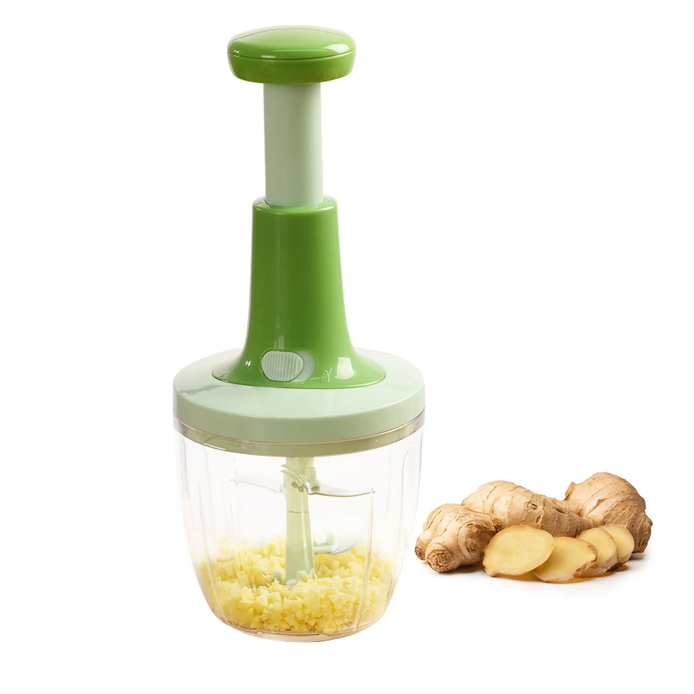 Hot Sellers Veggie Slicer Press type mincer shredder chopper grinder push spinning food meat vegetable garlic