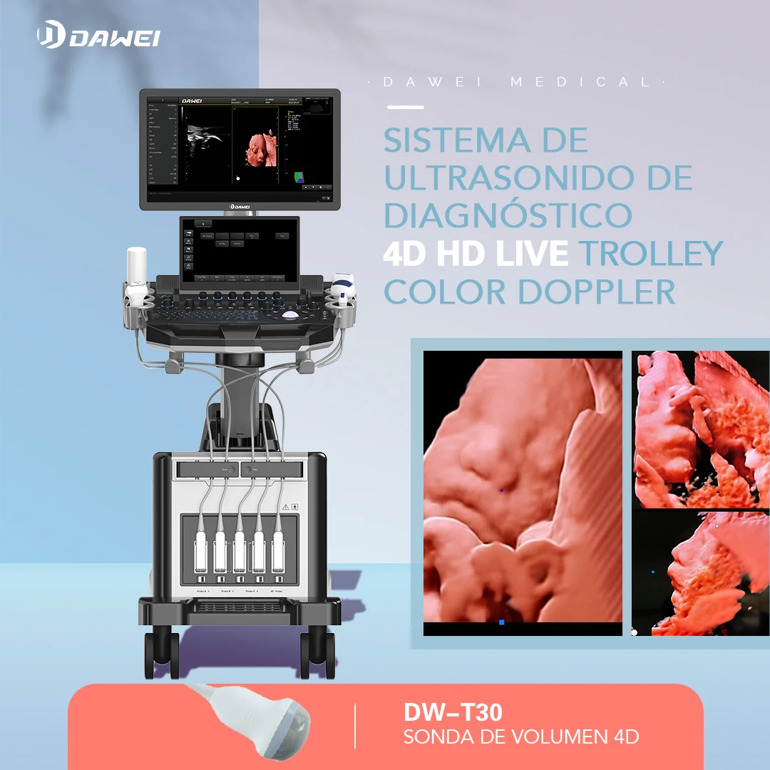 Dawei Medical 4d color doppler ultrasound system DW-T30