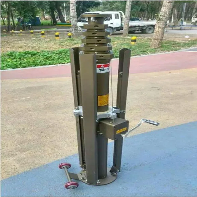 100kg Payload Manually Operated Winch Telescopic Mast 6 To 8 Meters For Mine Site Led Lighting