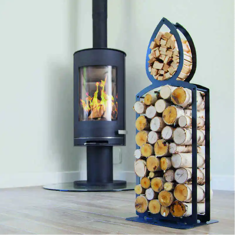 Custom Metal Frame Fire Logs Fireplace Firewood Rack Log Holder Fireplace Wood Storage Stand