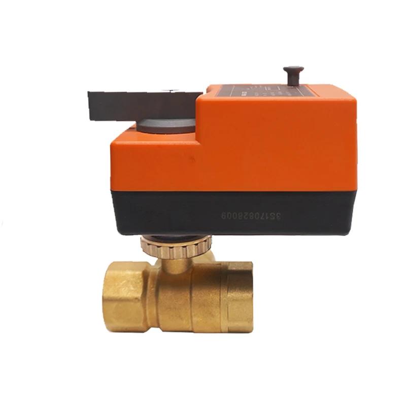 Winvall Electric Water Flow Brass Valve Manual Handle Operated Motorized Actuator Control Ball Valve 1/2' 3/4' 1'