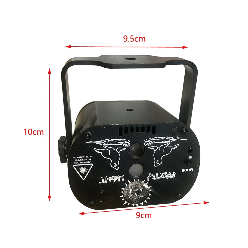 Mini RGB Disco Light DJ LED Laser Stage Projector red blue green Lamp USB Wedding Birthday Party DJ Lamp