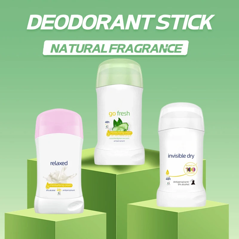 OEM antiperspirant deodorant stick supports customized MOQ deodorant antiperspirant stick herbal underarm antiperspirant stick