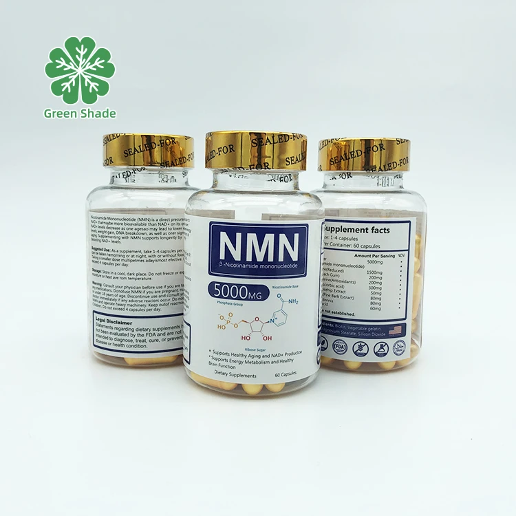 Amazon Top Seller Private Logo Skin Care Whitening Anti-aging Supplements 5000mg NMN Glutathione Collagen Capsules Pill