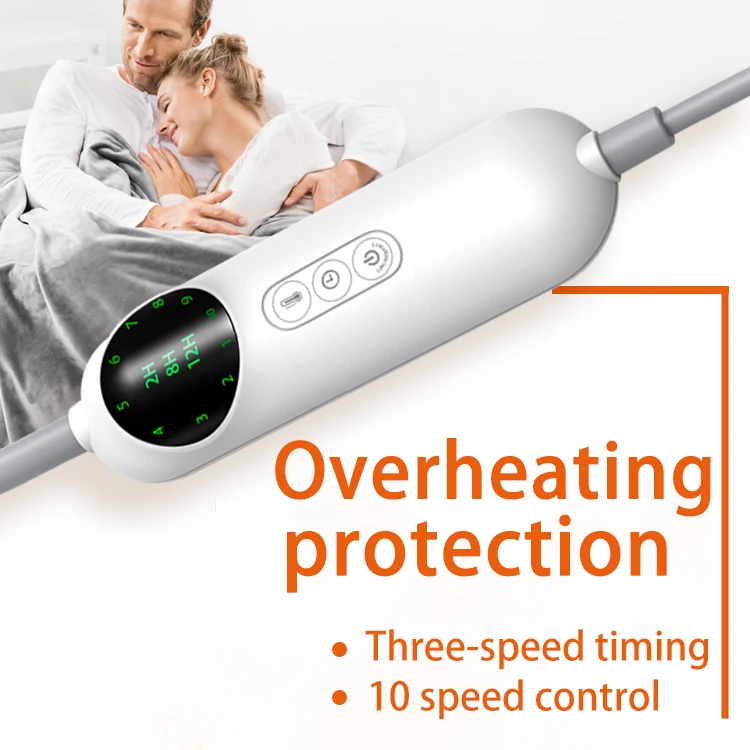 Coral Fleece Electric Heated Blanket Pink Wearable Heated Hoodie for Winter