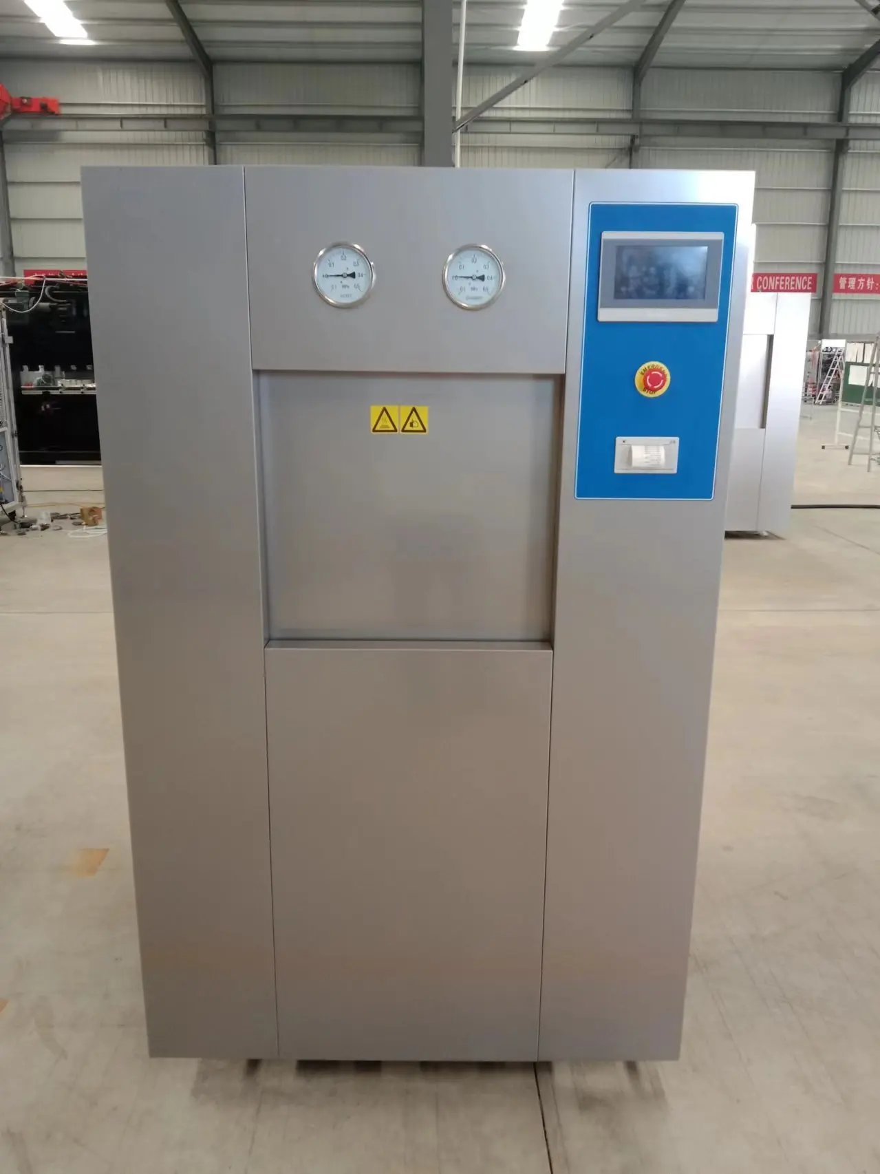 VST-0.15  Pulse Vacuum Steam Sterilizer With Stainless Steel Grille  and PLC Touch Screen