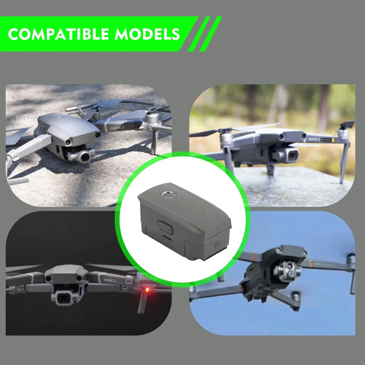 Replacement Li-Po Battery 15.4V 3850mAh Intelligent Flight Drone Battery For DJI  Mavic 2 pro Mavic 2 zoom Battery