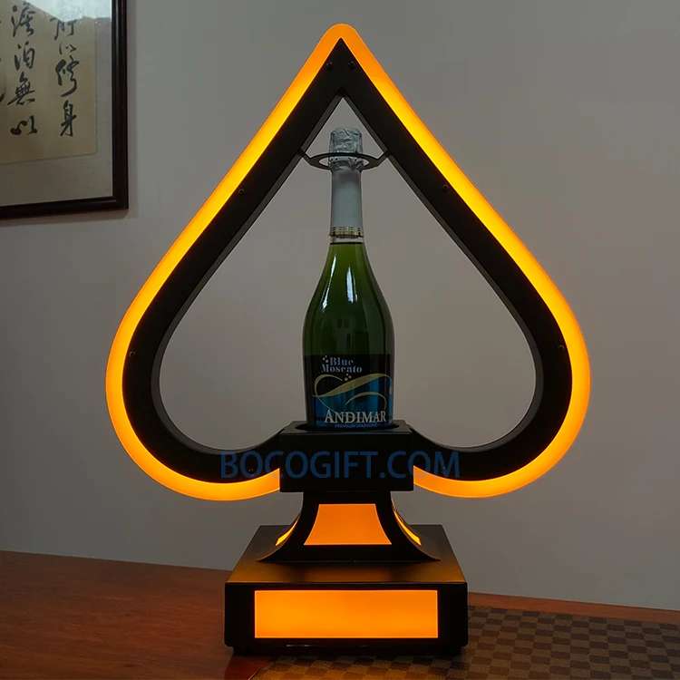 New Design bottle service vip sign led bottle presenter