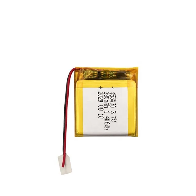 OEM/ODM Rechargeable Polymer Batteries 453030 380mAh 3.7V Liion Lipo Cells for Bluetooth Earphones/Beauty Instrument