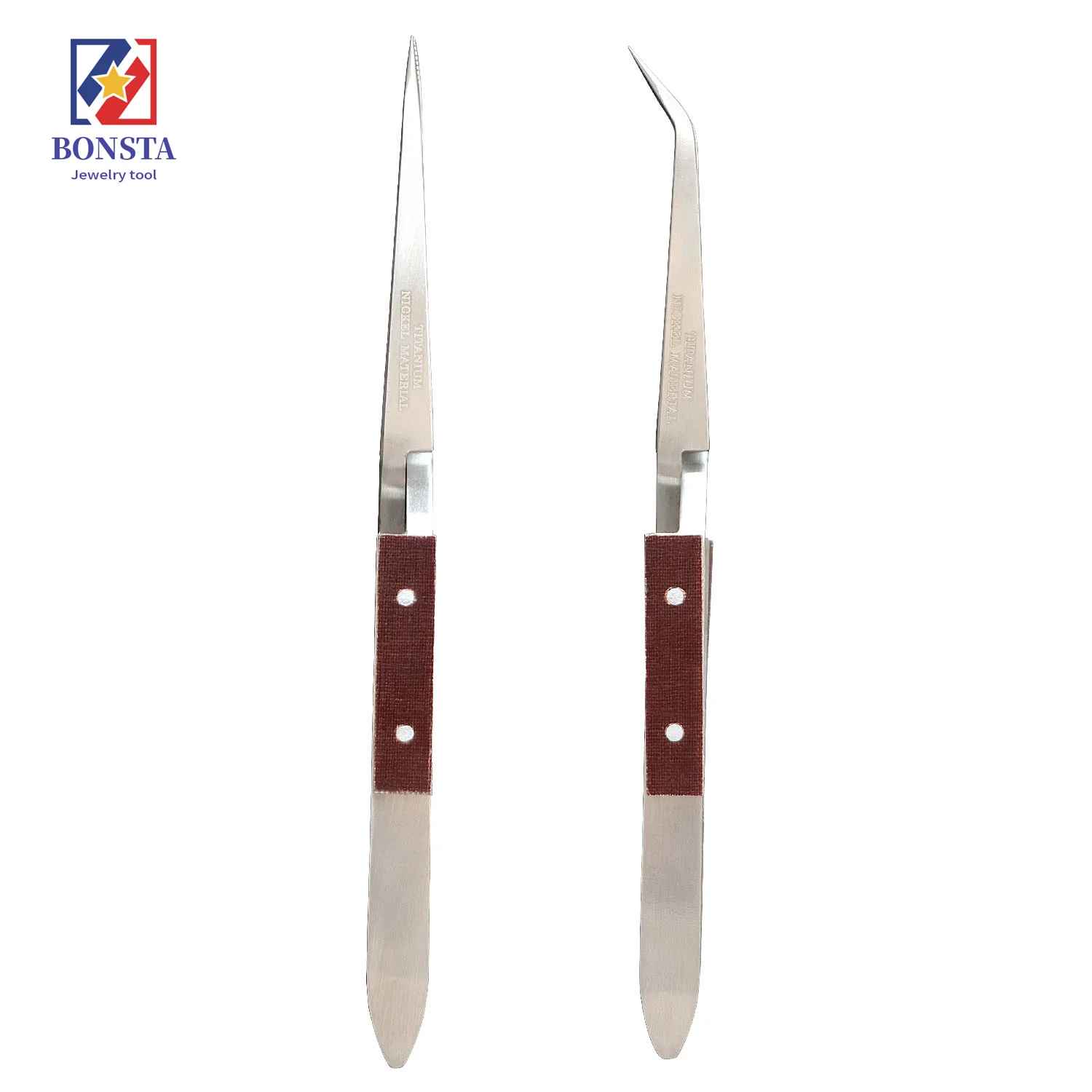 Stainless Steel Cross Lock Tweezer High quality Tweezers Jewelry Tool