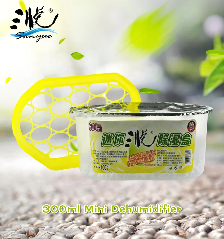 Household Products 300ml calcium chloride moisture absorber Mini Dehumidifier