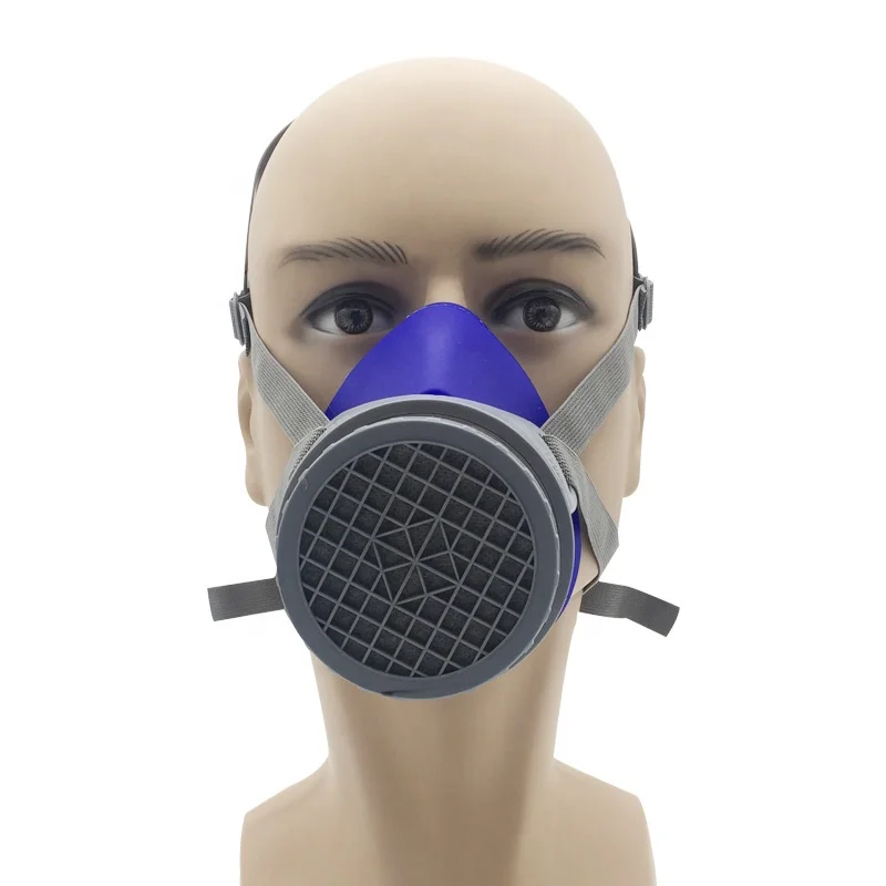 
TZCP-4380 High quality Industrial half face gas mask with filter respirator anti gas mask 