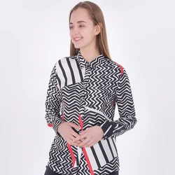 Professional manufacturer fashion lapels zebra print 100% silk long sleeve shirt