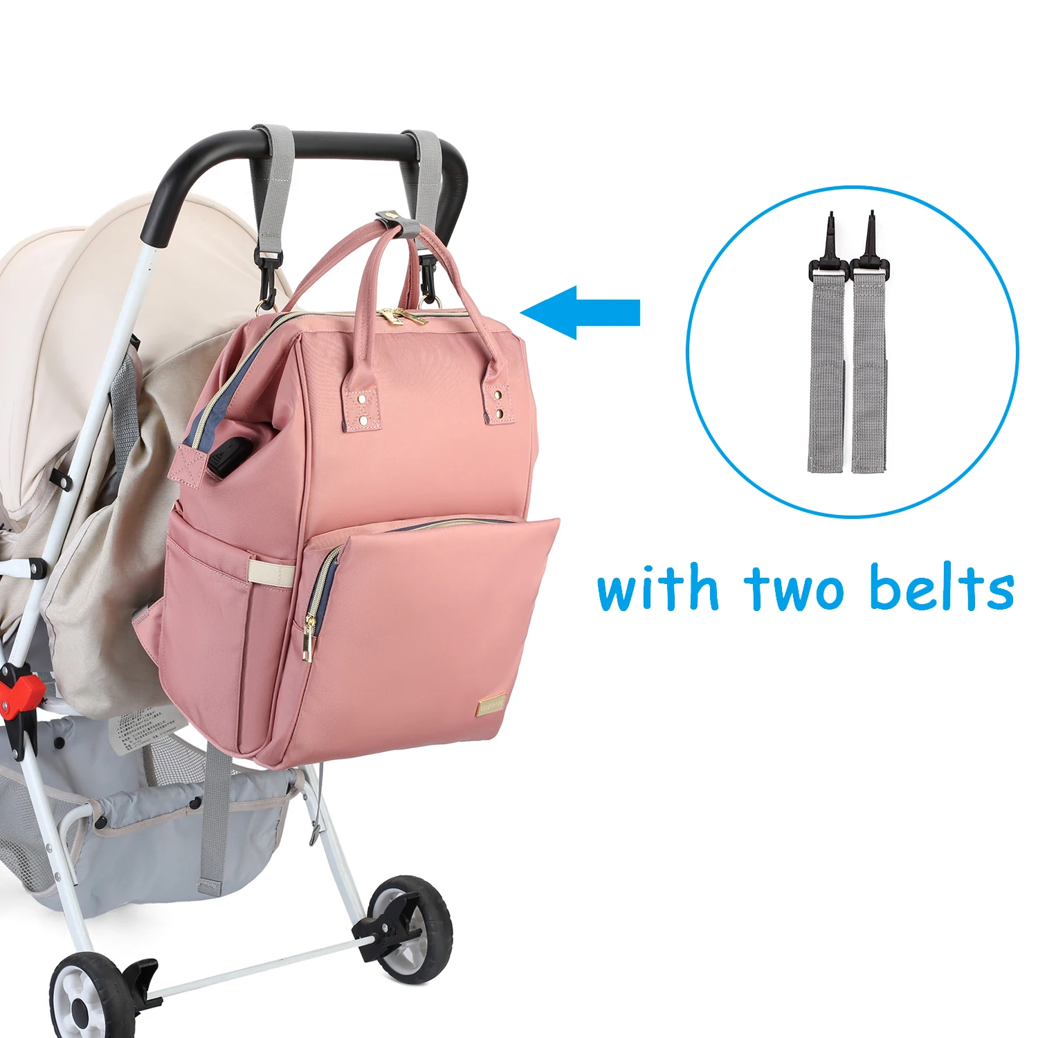 Whole Sale Amazon hot sell Factory Mummy Baby Diaper Bags Nappy Backpack