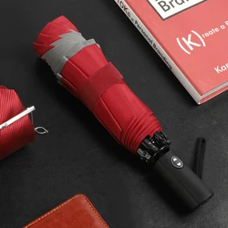 Umbrellas Parasol Automatic folded Reverse Umbrellas with Logo Prints