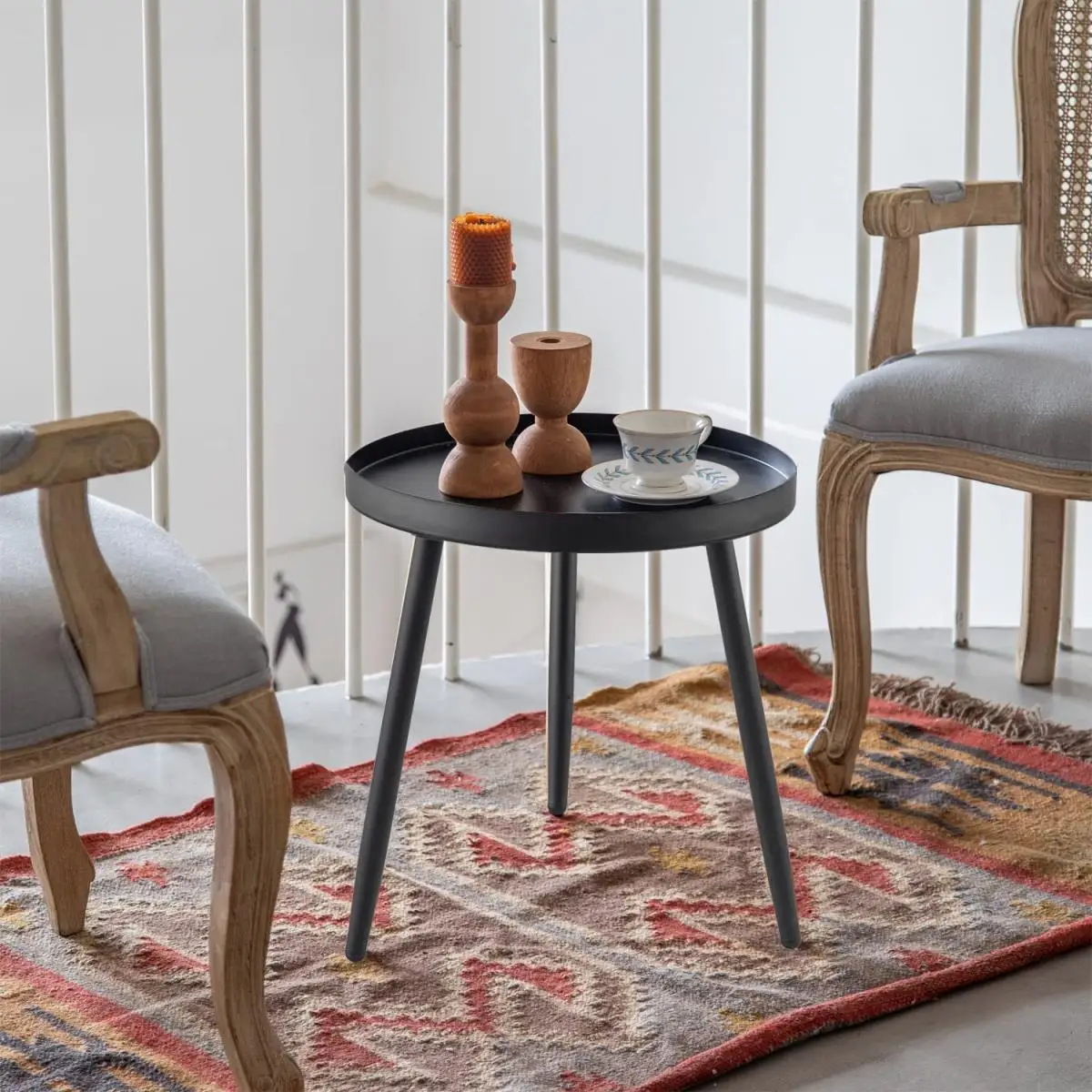 Indoor Furniture Small Coffee Table Wood Sofa Side Table Living Room Furniture with Certificate