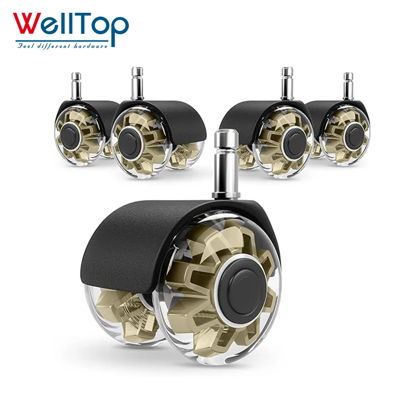 WELLTOP High Quality Furniture Hardware Accessories Furniture Wheels Office Chair Wheels Sofa Caster Wheel