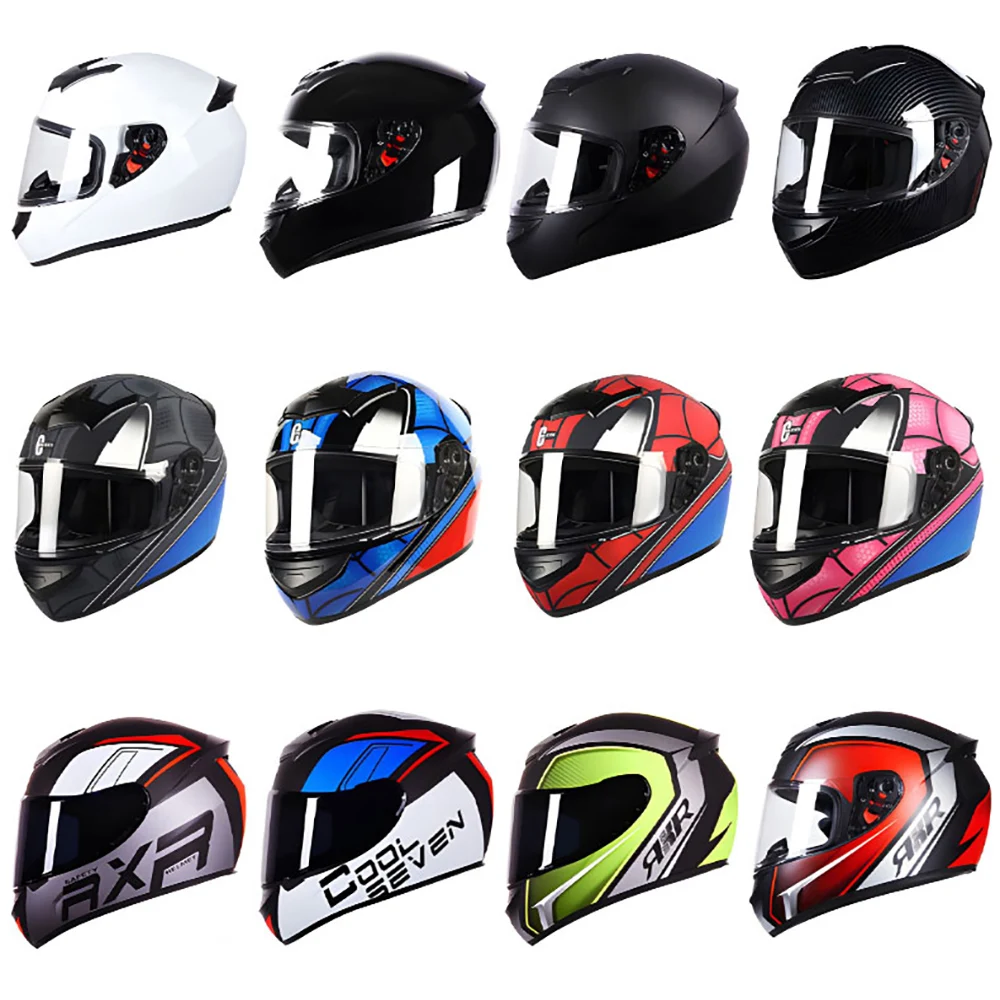 Custom Full Face Smart Bluetooth Racing Motorbike Abs DOT Adult Shoei Motocross Helmet Riding Motorcycle Accessories Helmets