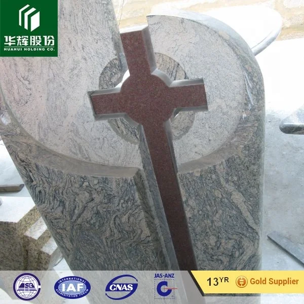 Cemetery usage black granite swan heart headstone designs memorial tombstone