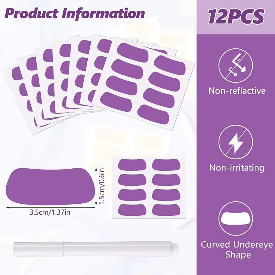 Sports Eye Stickers for Kids Football Softball Baseball Lacrosse Fans Under Eye Strips Custom Eye Black Stickers