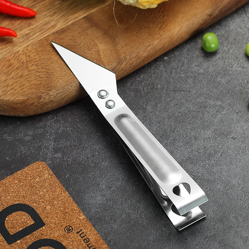 Hot Selling Stainless Steel Pig Hair Removing Tweezers Chicken Defeatherer Fish Bone Tweezers Pig Chicken Hair Remover Tong Clip