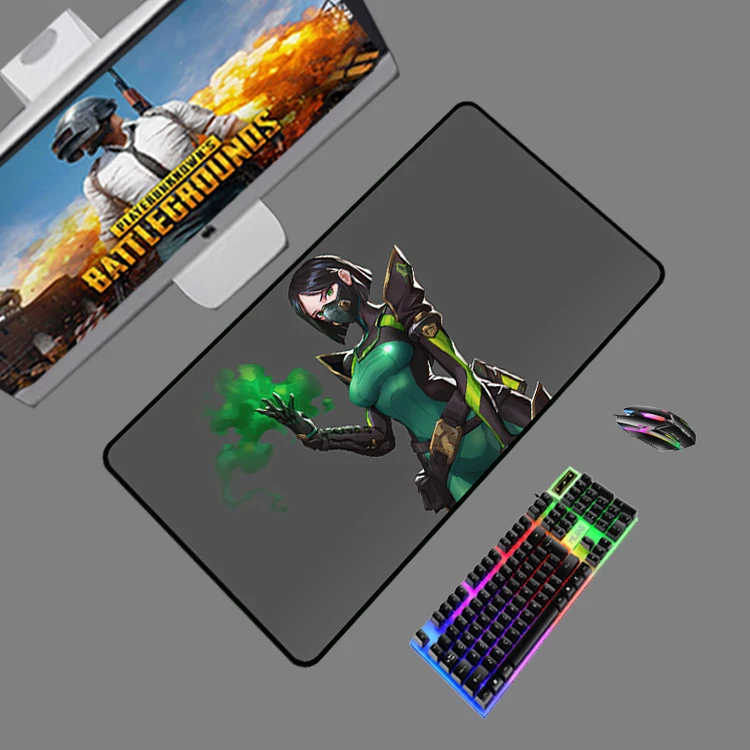 Factory sexy cartoon girl large gamer rubber  sublimation  anime custom  gaming mouse pad