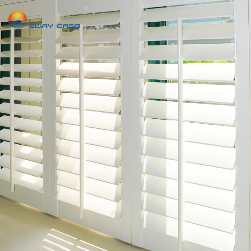
Classical Wooden Plantation Shutter customized for living room bed room home and office Indoor Decoration WS_BW 