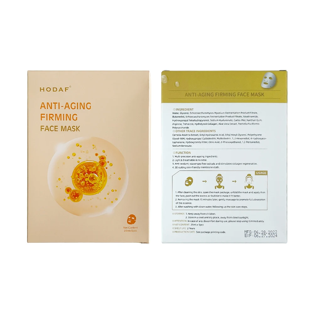 Fruit Beauty facial mask Paper Sheet Korean Skin Care Moisturizing Face Mask anti aging firming facial mask sheet
