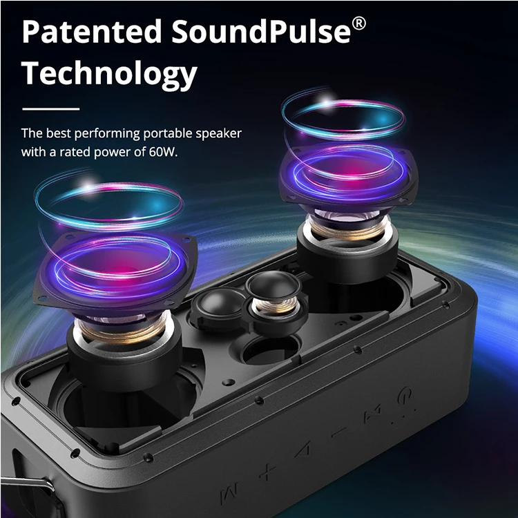 Tronsmart Force Pro 60W Wireless Speaker Wireless Speaker with IPX7, Free Storage Bag, Support sync 100+ speakers Wholesale