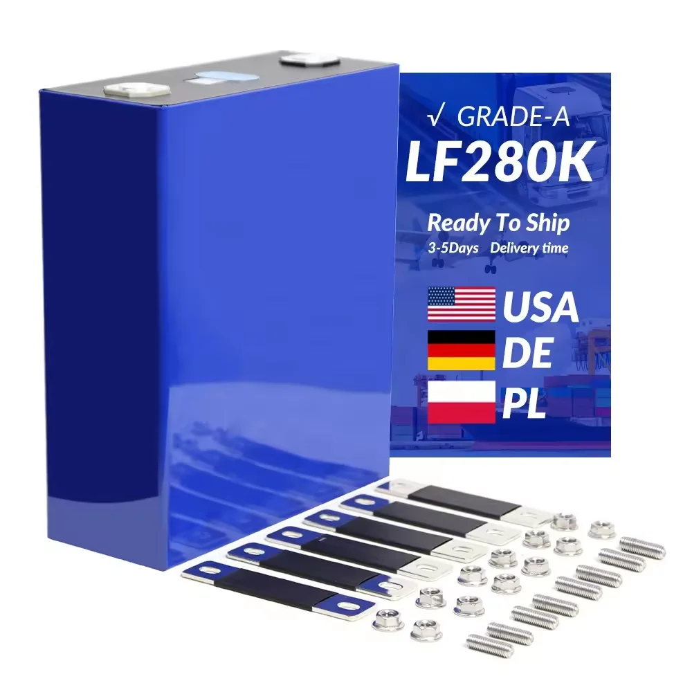 EU Stock 280 Akku Lifepo4 Cells 280ah 3.2v 230ah Lf280k Prismatic Lithium Ion Batteries For Boats car Phosphate Battery