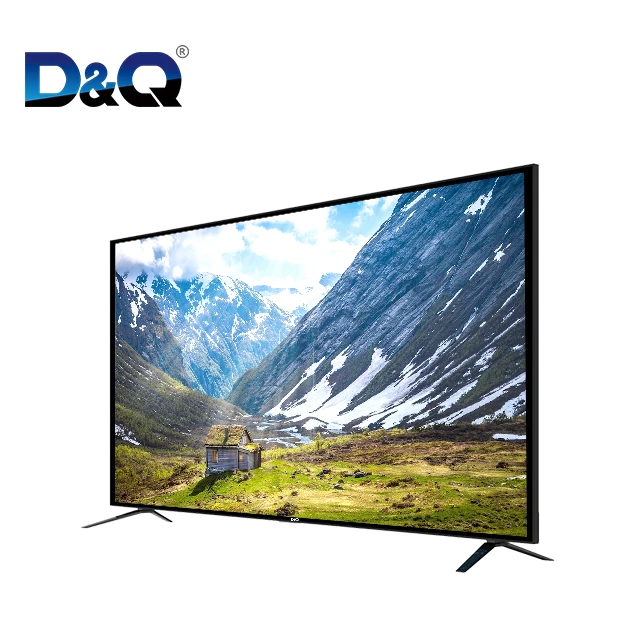 DQ hot sale flat screen tv android television 85 led tv smart China smart android led 4K-UHD factory cheap NO OLED  smart tv