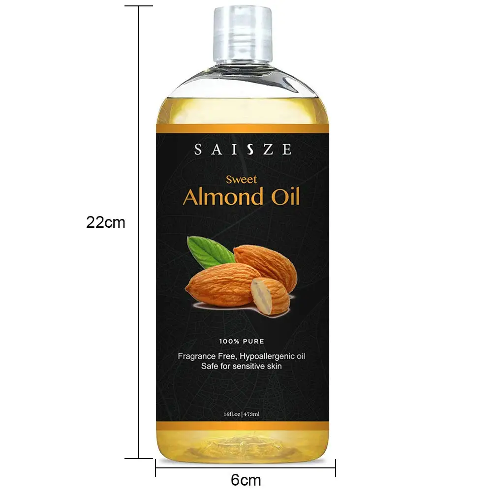 Оптовая продажа, 100% чистое масло сладкого миндаля для ухода за лицом и телом