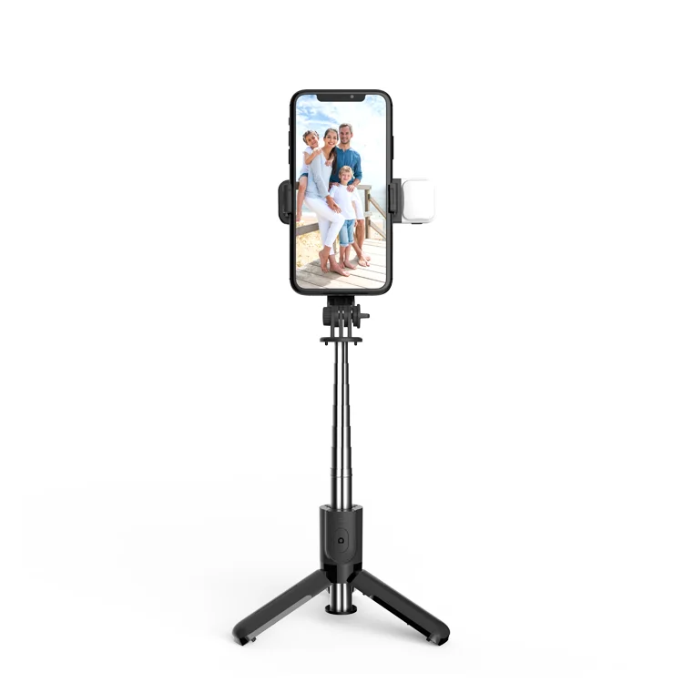 Wholesale tripod selfie stick selfie stick with fill light
