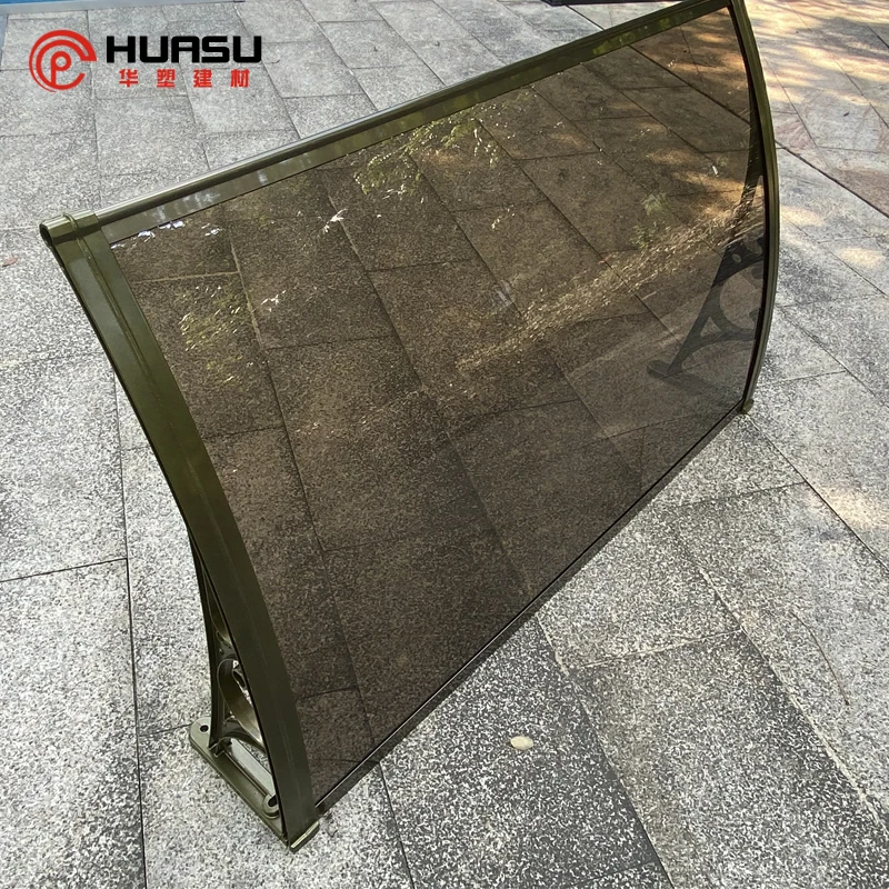 Awnings And Awning Brackets Window Canopy Door Canopy Polycarbonate Shade Awning Clear Plastic Aluminum Pc Coated Manual