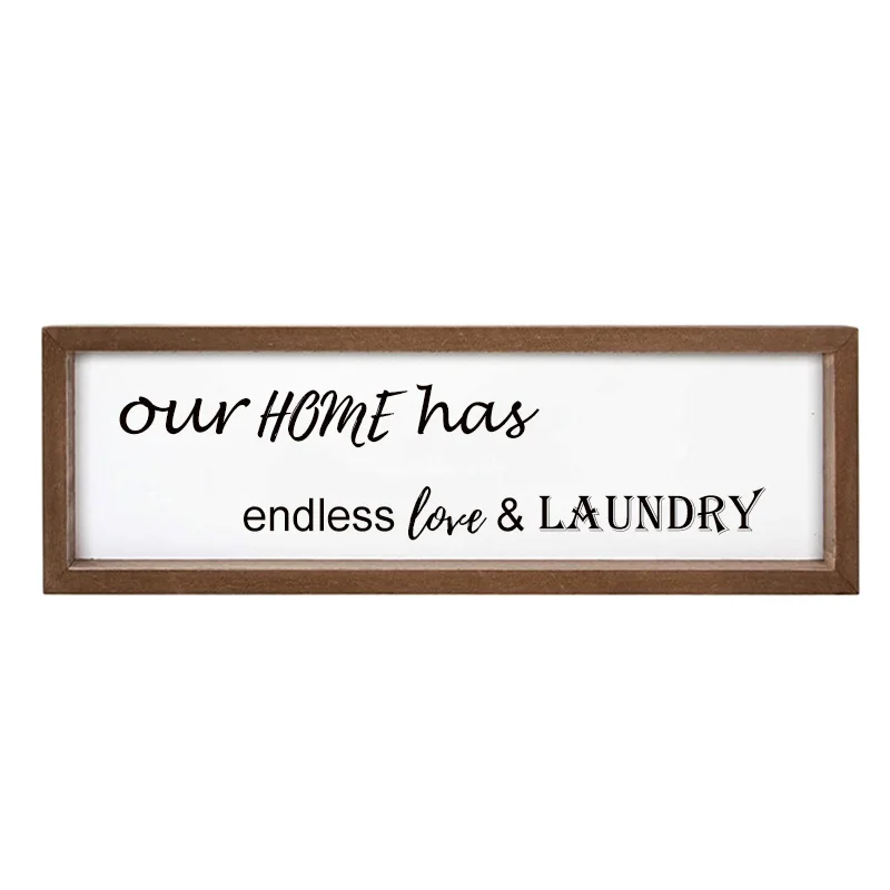 2023 Most Popular Home Laundry Room Decor Wall Decor Rustic Farmhouse Sign